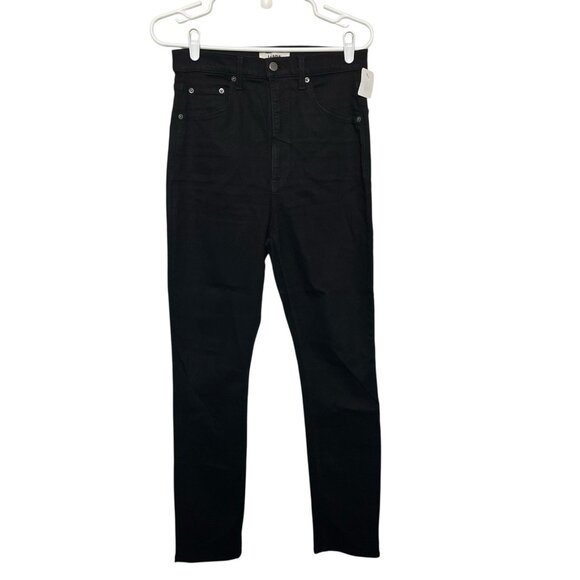 Reformation Denim - Reformation Women's Jeans Size 29 Ultra High & Skinny Black Organic Cotton Zip